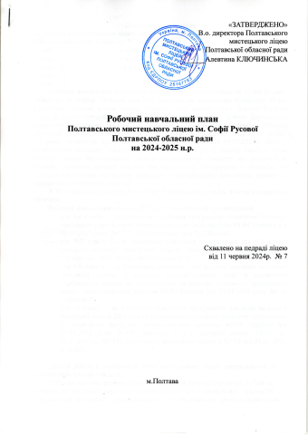 Освітні програми на 2024-2025 навчальний рік